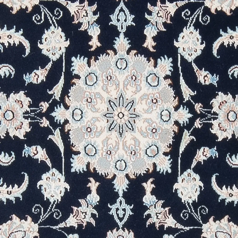 Løper Persisk teppe - Nain - Premium - 296 x 81 cm - mørkeblå
