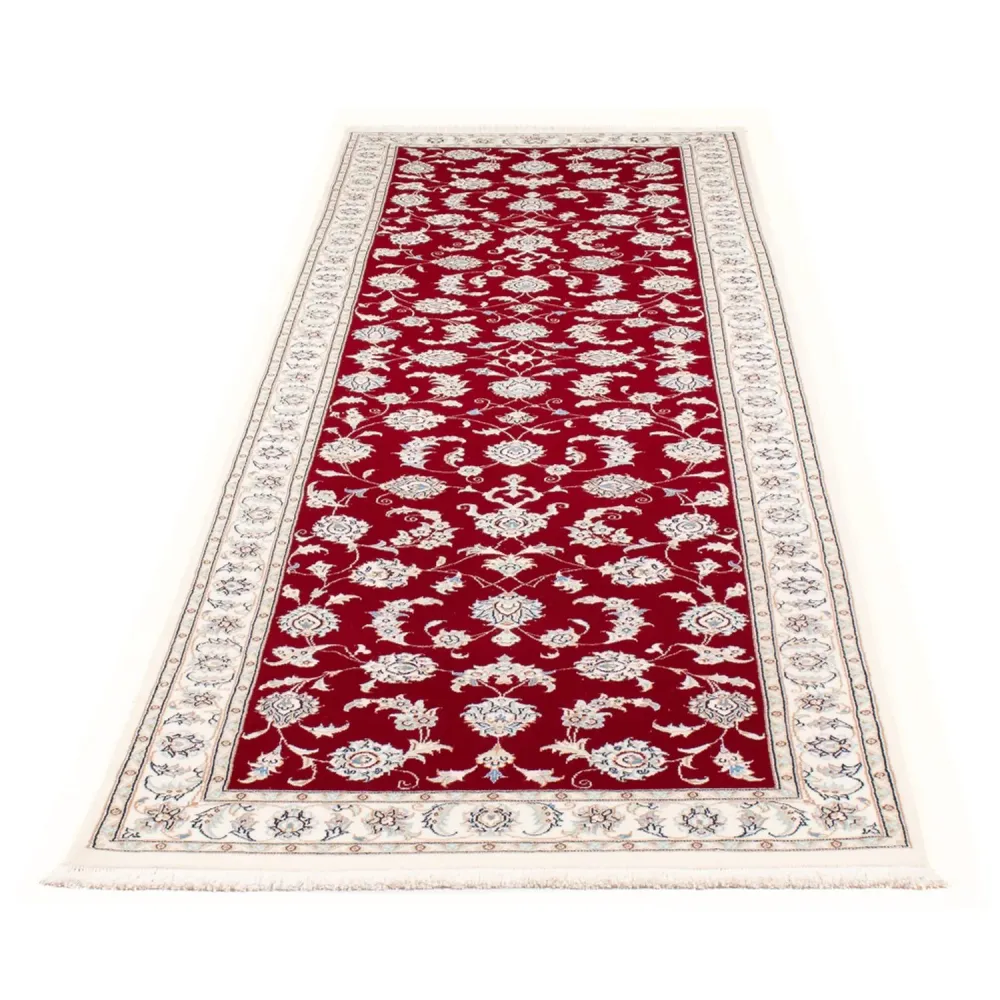 Løper Persisk teppe - Nain - Premium - 298 x 80 cm - rød