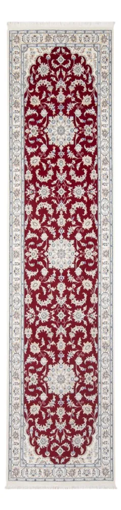 Løper Persisk teppe - Nain - Premium - 302 x 82 cm - rød