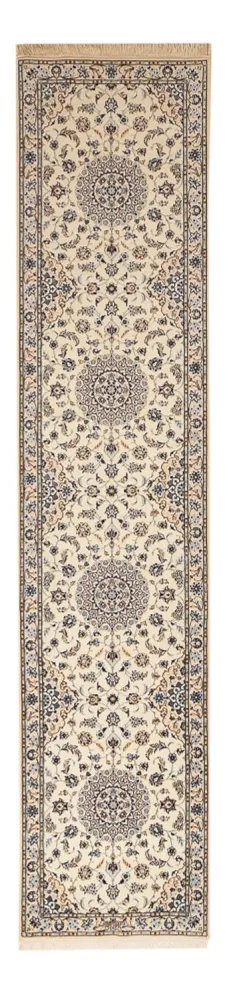 Løper Persisk teppe - Nain - Premium - 397 x 87 cm - beige