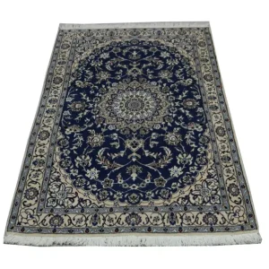 Løper Persisk teppe - Nain - Royal - 180 x 106 cm - mørkeblå