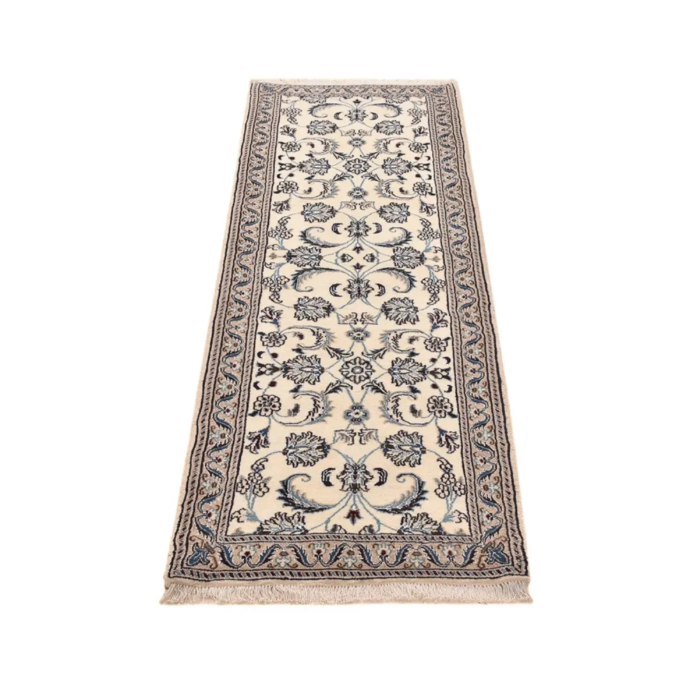 Løper Persisk teppe - Nain - Royal - 193 x 62 cm - krem