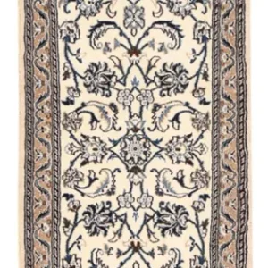 Løper Persisk teppe - Nain - Royal - 195 x 60 cm - krem
