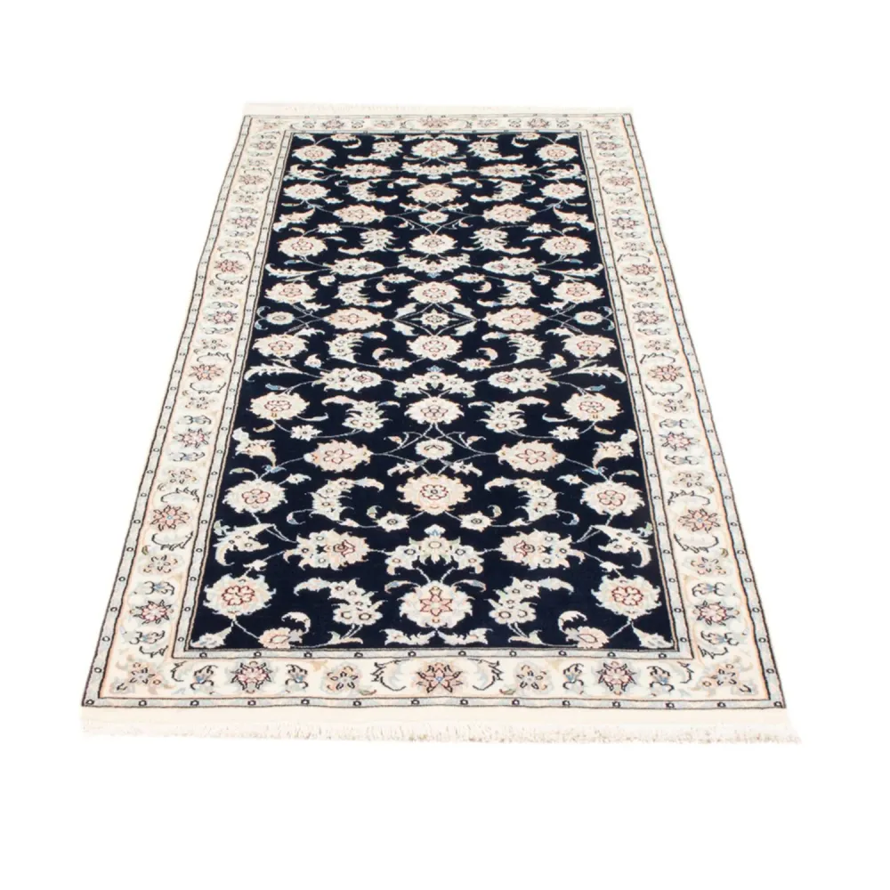 Løper Persisk teppe - Nain - Royal - 197 x 80 cm - mørkeblå
