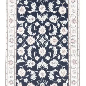 Løper Persisk teppe - Nain - Royal - 197 x 80 cm - mørkeblå