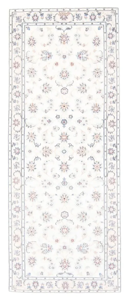 Løper Persisk teppe - Nain - Royal - 200 x 80 cm - krem