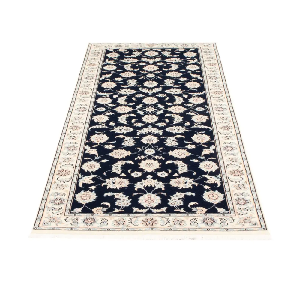 Løper Persisk teppe - Nain - Royal - 200 x 80 cm - mørkeblå