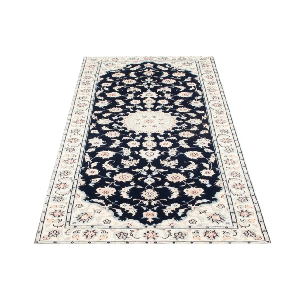 Løper Persisk teppe - Nain - Royal - 200 x 80 cm - mørkeblå