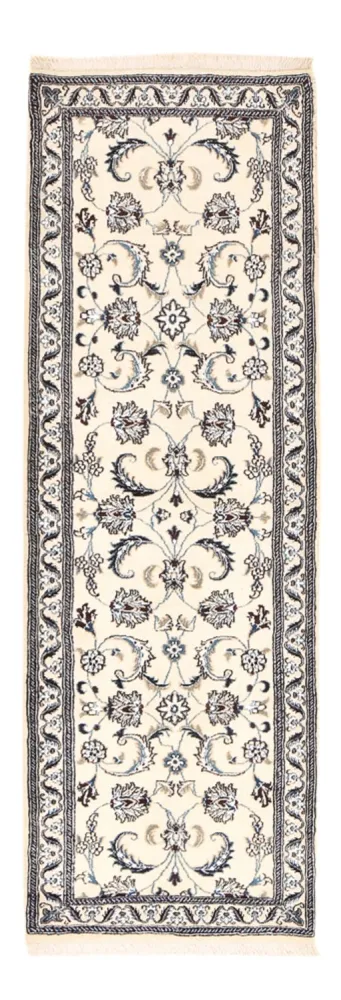 Løper Persisk teppe - Nain - Royal - 202 x 63 cm - krem