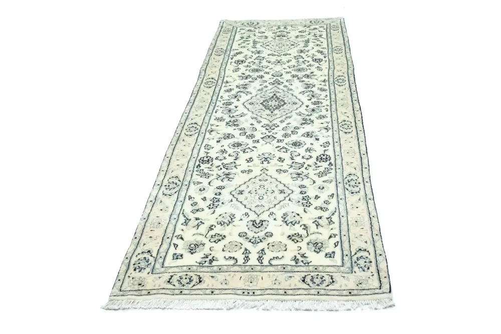 Løper Persisk teppe - Nain - Royal - 285 x 87 cm - naturhvit