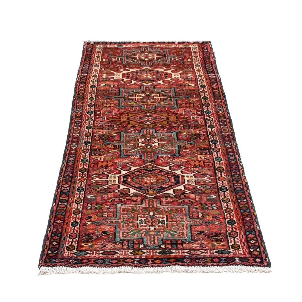 Løper Persisk teppe - Nomadisk - 186 x 68 cm - lys rød