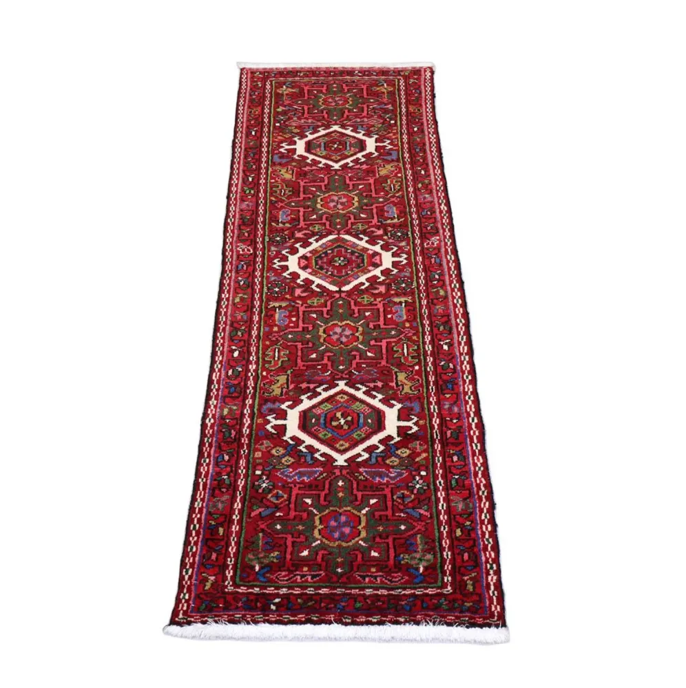 Løper Persisk teppe - Nomadisk - 196 x 66 cm - rød