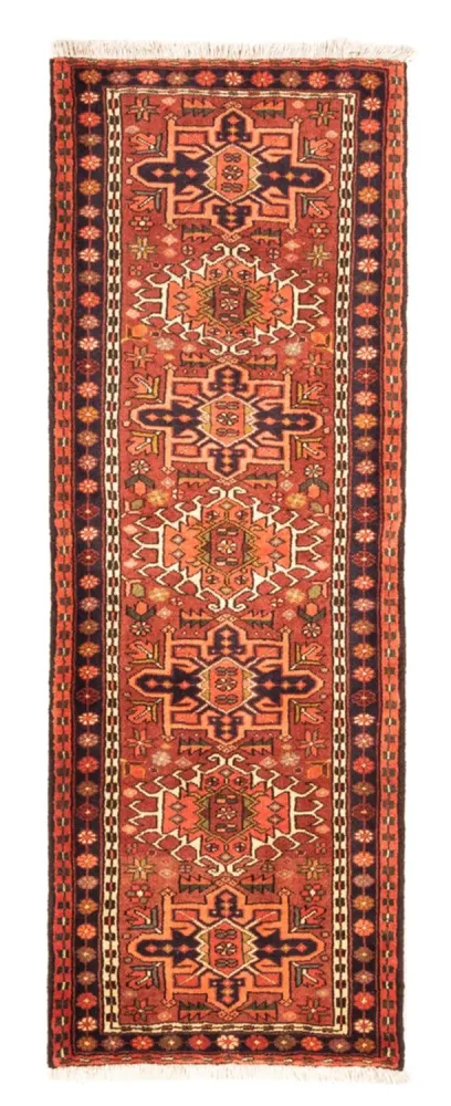 Løper Persisk teppe - Nomadisk - 200 x 74 cm - rød