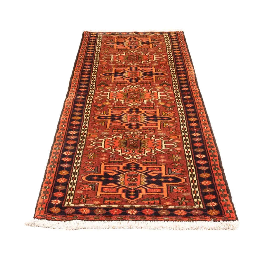 Løper Persisk teppe - Nomadisk - 200 x 74 cm - rød