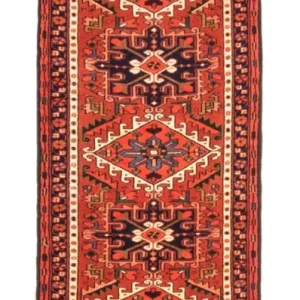 Løper Persisk teppe - Nomadisk - 202 x 70 cm - rød