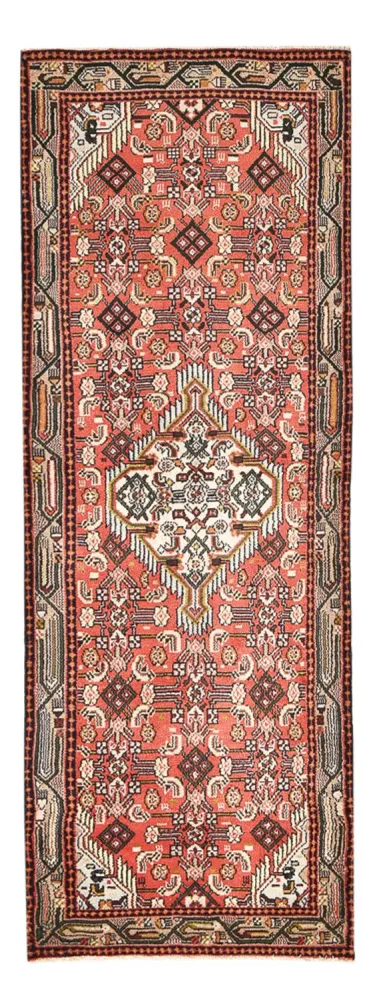 Løper Persisk teppe - Nomadisk - 215 x 75 cm - lys rød