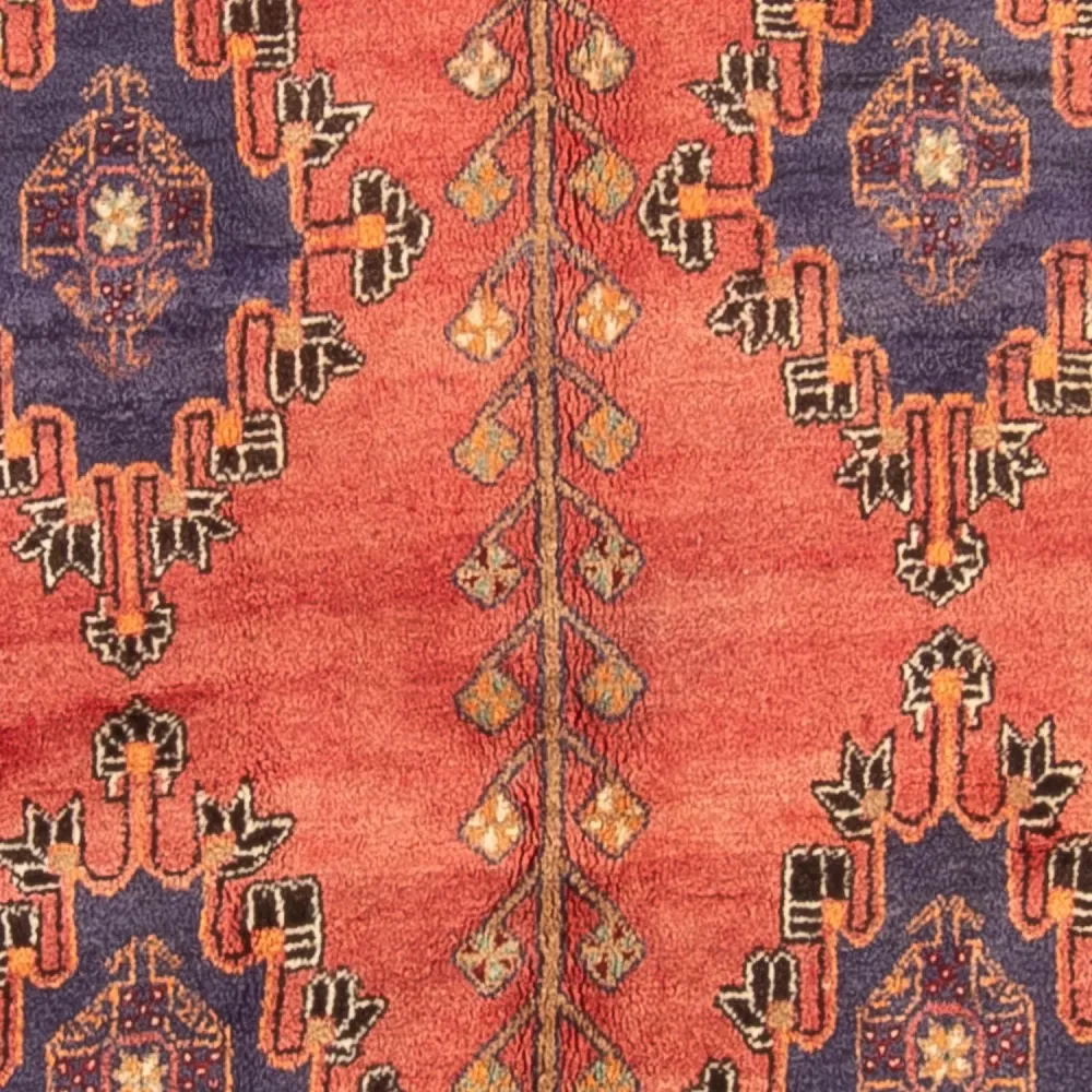 Løper Persisk teppe - Nomadisk - 258 x 125 cm - oransje