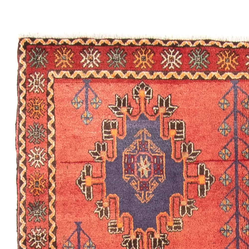 Løper Persisk teppe - Nomadisk - 258 x 125 cm - oransje