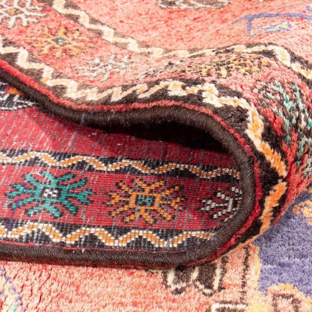 Løper Persisk teppe - Nomadisk - 258 x 125 cm - oransje