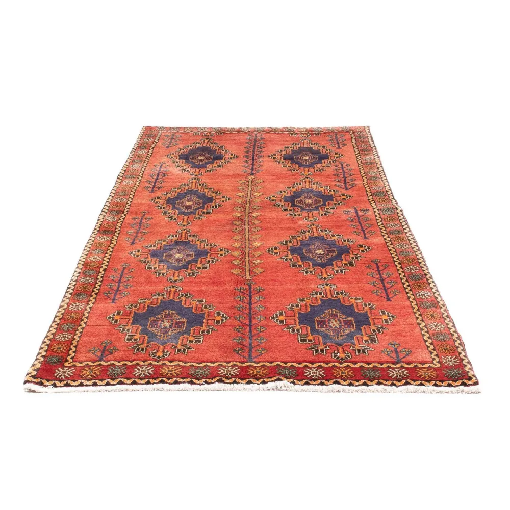Løper Persisk teppe - Nomadisk - 258 x 125 cm - oransje