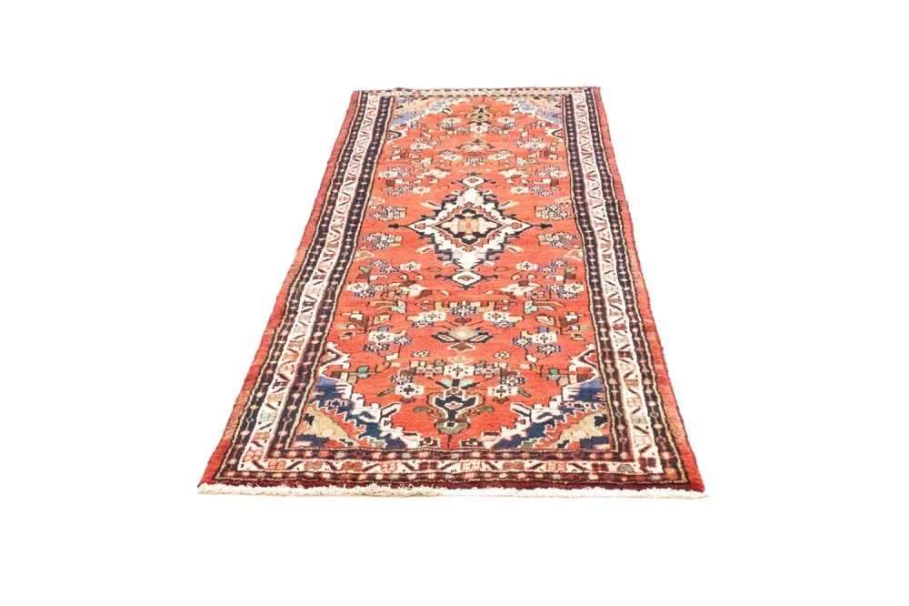 Løper Persisk teppe - Nomadisk - 273 x 97 cm - oransje