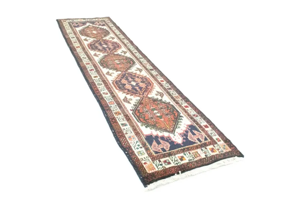Løper Persisk teppe - Nomadisk - 274 x 67 cm - beige
