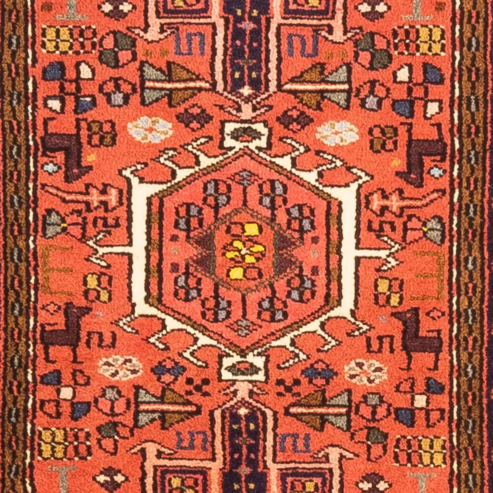 Løper Persisk teppe - Nomadisk - 277 x 70 cm - rød