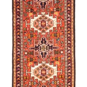Løper Persisk teppe - Nomadisk - 280 x 70 cm - rød