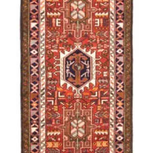 Løper Persisk teppe - Nomadisk - 282 x 70 cm - rød