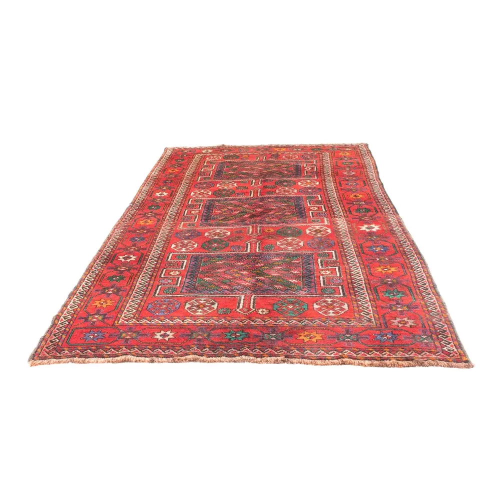 Løper Persisk teppe - Nomadisk - 285 x 150 cm - flerfarget