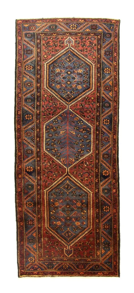 Løper Persisk teppe - Nomadisk - 287 x 110 cm - brun