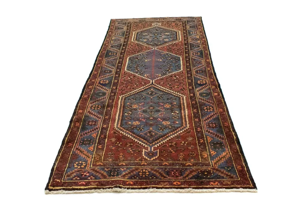 Løper Persisk teppe - Nomadisk - 287 x 110 cm - brun