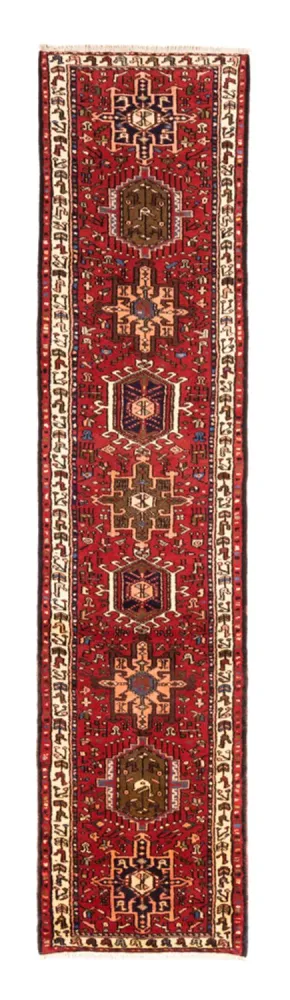 Løper Persisk teppe - Nomadisk - 287 x 68 cm - rød