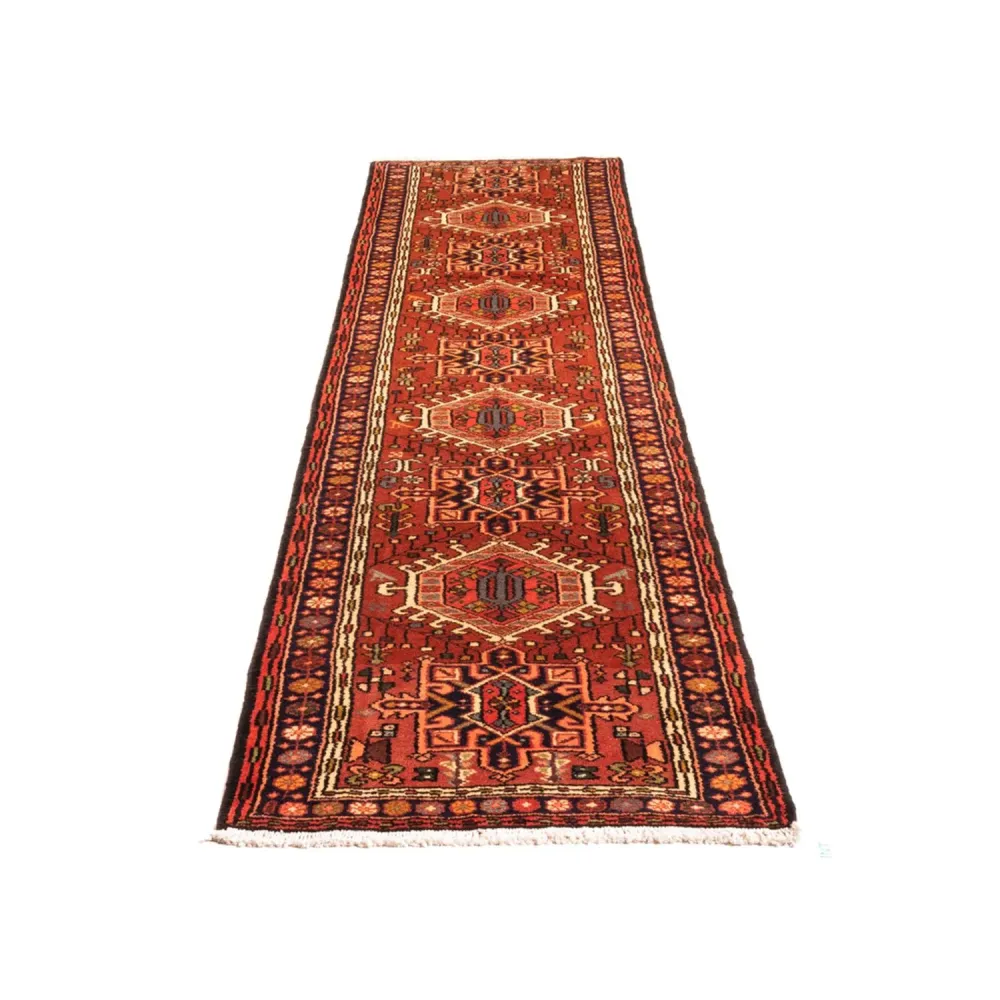 Løper Persisk teppe - Nomadisk - 287 x 66 cm - rød