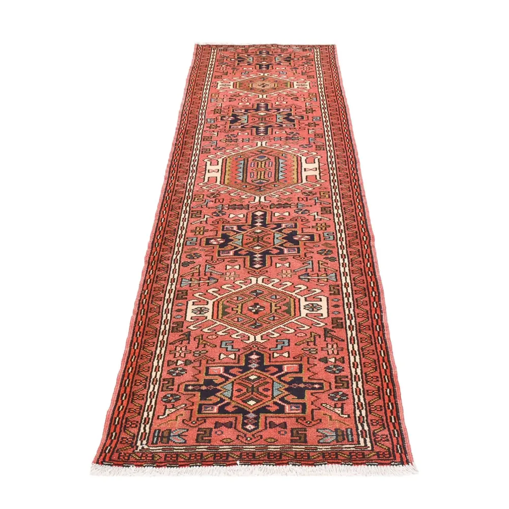 Løper Persisk teppe - Nomadisk - 287 x 75 cm - lys rød