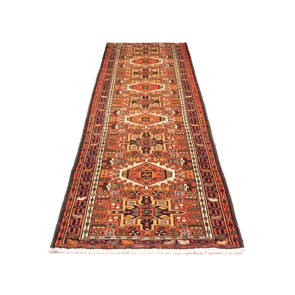 Løper Persisk teppe - Nomadisk - 288 x 75 cm - rød