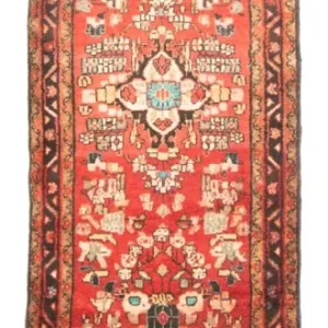 Løper Persisk teppe - Nomadisk - 288 x 84 cm - oransje