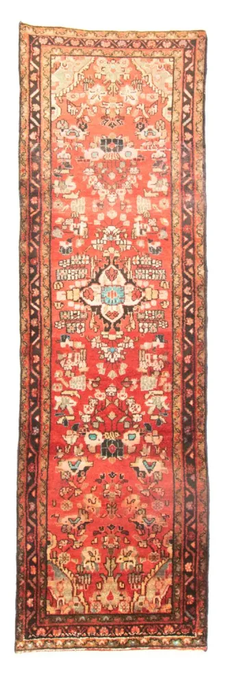 Løper Persisk teppe - Nomadisk - 288 x 84 cm - oransje