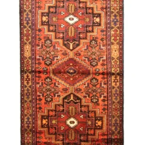 Løper Persisk teppe - Nomadisk - 290 x 103 cm - oransje