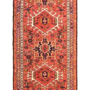 Løper Persisk teppe - Nomadisk - 290 x 70 cm - rød