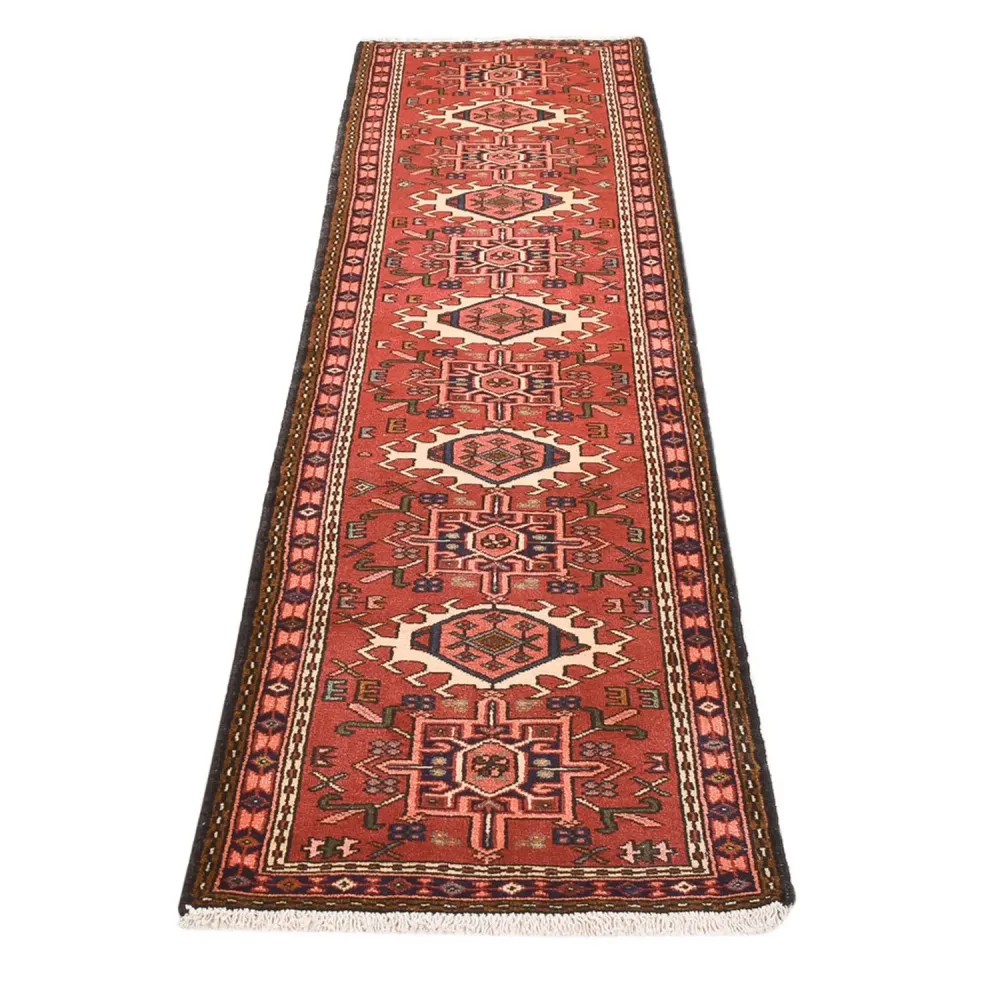 Løper Persisk teppe - Nomadisk - 290 x 73 cm - rød
