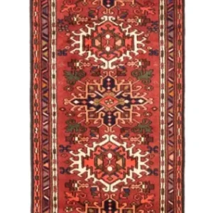 Løper Persisk teppe - Nomadisk - 290 x 74 cm - rød