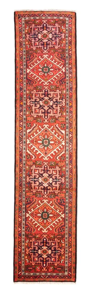 Løper Persisk teppe - Nomadisk - 290 x 73 cm - rød