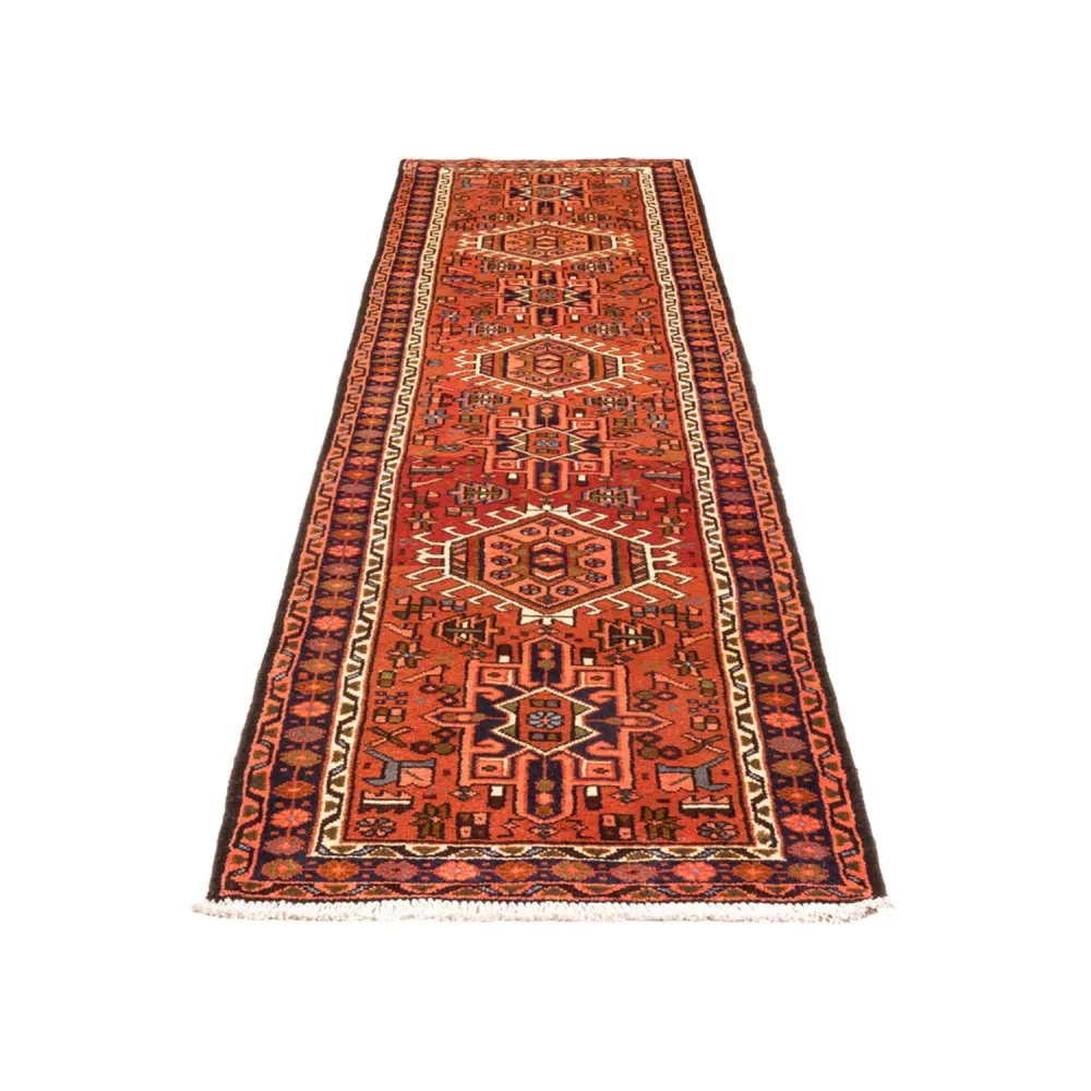 Løper Persisk teppe - Nomadisk - 290 x 76 cm - rød