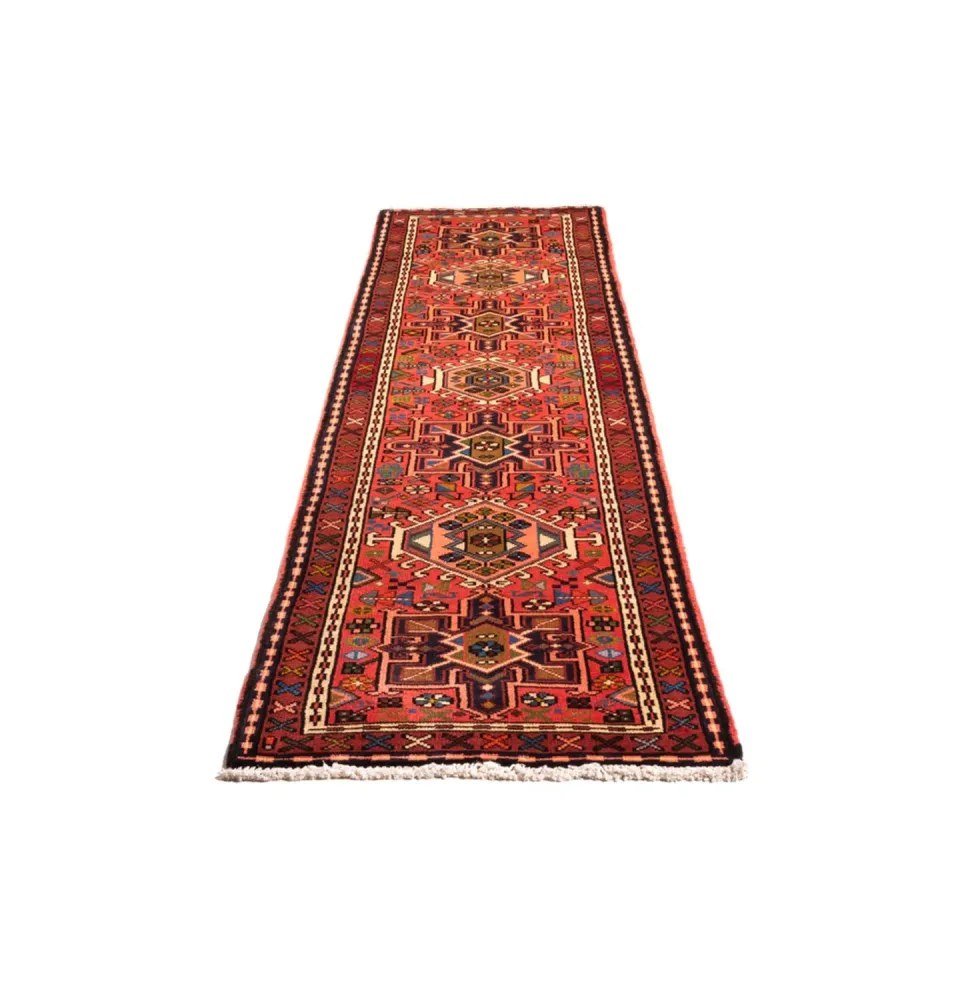 Løper Persisk teppe - Nomadisk - 292 x 72 cm - rød