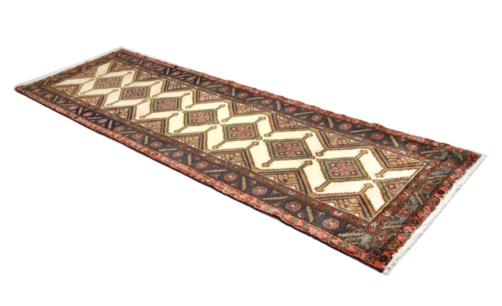 Løper Persisk teppe - Nomadisk - 292 x 94 cm - beige
