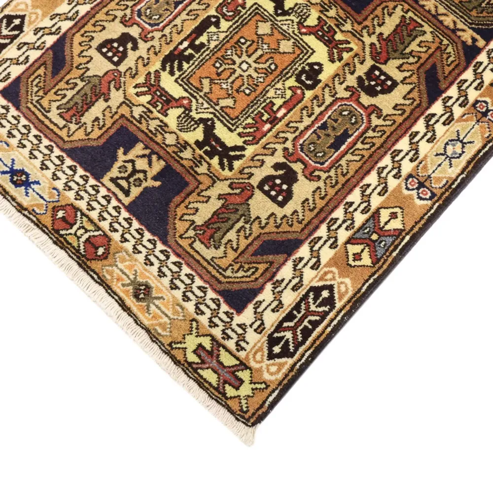Løper Persisk teppe - Nomadisk - 292 x 78 cm - mørk beige