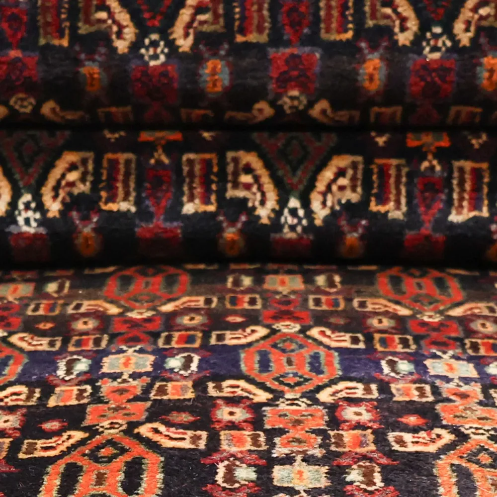 Løper Persisk teppe - Nomadisk - 294 x 129 cm - mørk rød
