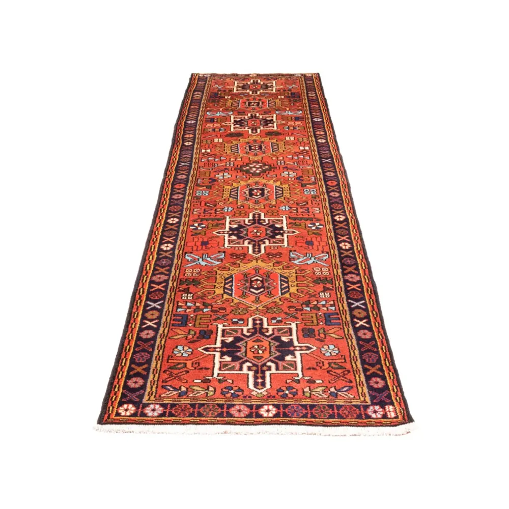 Løper Persisk teppe - Nomadisk - 294 x 87 cm - rød