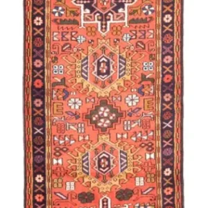 Løper Persisk teppe - Nomadisk - 294 x 87 cm - rød